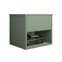 Ver imagem 5 de Mesa de Cabeceira Suspensa com 1 Gaveta e 1 Nicho 100% Mdf Plancasa:verde Jade