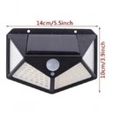 Ver imagem 3 de Luminária Solar Parede 100 Led Sensor Presença Com 3 Funções