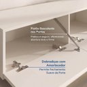 Ver imagem 7 de Rack com Painel Ripado para TV até 60 Polegadas 160CMX180CM Aruá CabeCasa MadeiraOriginals Off White