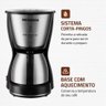 Cafeteira Elétrica Mondial Dolce Arome C-37ji-30x 800w Preto-inox 220v - 4