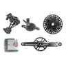 GRUPO SRAM SX EAGLE 12V 175MM 32T DUB + MOVIMENTO CENTRAL - Preto - 1