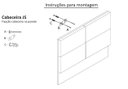 Ver imagem 3 de Cabeceira Cama Box Casal Queen 160 cm London - JS Móveis - Chocolate