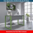 Ver imagem 2 de Mesa Escritório P25 Tub Pandin 170 Cm (larg) X 70 Cm (prof) Tampo Mdp Grafito Pé Aço Tubular