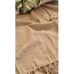 Manta para Sofá / Cama 1,50x2,20M Tear Artesanal Caramelo - 2