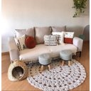 Ver imagem 4 de Manta para Sofá / Cama 1,50x2,20M Tear Artesanal Cru