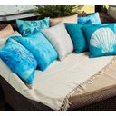 Ver imagem 3 de Manta para Sofá / Cama 1,50x2,20M Tear Artesanal Cru