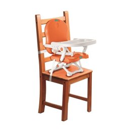Cadeira de Alimentação Pocket Branco e Laranja - Bebeliê - 2
