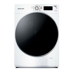 Lava e Seca Brastemp 10,1kg/6kg branca Água Quente com Ciclo Tira Manchas Pro e Ciclo 1h Pronto - 1