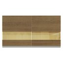 Ver imagem 6 de Armário De Cozinha Aéreo 100% MDF 120 cm 2 Portas Vidro Reflex Branco/Rustic Acordes Madesa