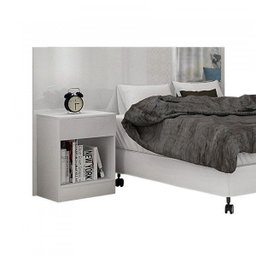 Cabeceira Casal/Queen Extensível com Espelho 1 Mesa de Apoio Valore Novo Horizonte - 2 Cabeceira Casal/Queen Extensível com Espelho 1 Mesa de Apoio Valore Novo Horizonte - 2