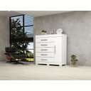 Ver imagem 1 de COMODA ACP RAYANE PRIME C/SAPATEIRA BRANCO SV