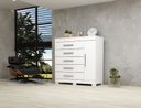 Ver imagem 1 de COMODA ACP RAYANE PRIME C/SAPATEIRA BRANCO SV