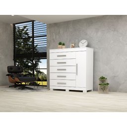 COMODA ACP RAYANE PRIME C/SAPATEIRA BRANCO SV - 1 COMODA ACP RAYANE PRIME C/SAPATEIRA BRANCO SV - 1