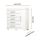 Ver imagem 3 de COMODA ACP RAYANE PRIME C/SAPATEIRA BRANCO SV