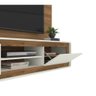 Rack Com Painel Para Tv Até 70 Polegadas Eccos FabriMoveis Nature Off White - 3