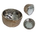 Ver imagem 1 de Vaso Cachepot Bronze Dourado Espelhado Colonial Vintage Rustico Espressione Cachepot Decorativo Gran