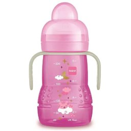 Copo De Transição Trainer Night 220 ml (+4 Meses) Rosa - MAM - 1