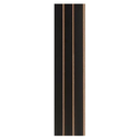 Ver imagem 2 de Placa Painel Ripado Decorativo Inspirazzo Kit com 50 Placas:preto