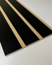 Ver mais imagens de Placa Painel Ripado Decorativo Inspirazzo Kit com 50 Placas:preto