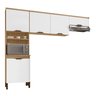 Cozinha Compacta Milena Plus 3Pçs Cartágena/Branco Acetinado Facilite House - 2