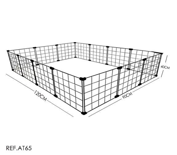 Cercadinho para Porquinho da Índia, Roedores e Filhotes - 120,00 X 0,90 X 0,40