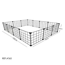 Cercadinho para Porquinho da Índia, Roedores e Filhotes - 120,00 X 0,90 X 0,40 - 1
