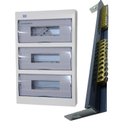 Ver imagem 1 de Kit Quadro Distribuição Emb 36 Disjun Fumê Weg + Barramento