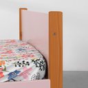 Ver imagem 4 de Cama Solteiro Noah com Pés Mel – Rosa Fosco Abra Casa