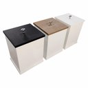 Ver imagem 6 de Lixeira para Banheiro Quadrada com Tampa