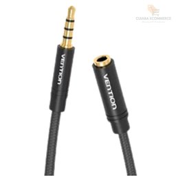Cabo Extensão P2 P3 4vias Fone Microfone - 2