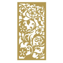 Painel Vazado Divisória Mdf Waimea Crú - 0,60x2,20m - 1