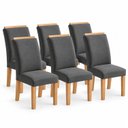 Ver imagem 3 de Conjunto 6 Cadeiras para Sala de Jantar Luisa
