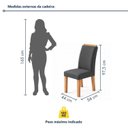 Ver imagem 4 de Conjunto 6 Cadeiras para Sala de Jantar Luisa
