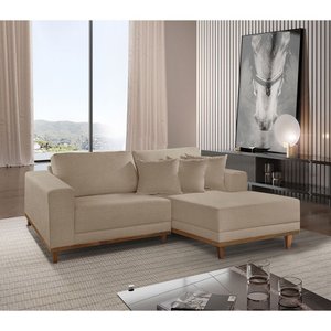 Sofá Cronos 185cm Chaise Lado Direito Meu Sofá Online
