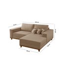 Ver imagem 7 de Sofá Cronos 185cm Chaise Lado Direito Meu Sofá Online