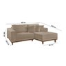 Sofá Cronos 185cm Chaise Lado Direito Meu Sofá Online - 4