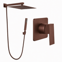 Ver imagem 1 de Kit Ducha Quadrada 20x20 Slim com Desviador + Acabamento para Registro Monocomando Base Docol 3/4 Co