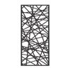 Painel Vazado Divisória Mdf Veneza Preto - 0,60x2,20m - 3