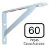 Mão Francesa 30cm 60 pçs Suporte Cantoneira para Prateleira - 2