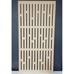 Painel Vazado Divisória Mdf London Crú - 1,80x2,40m - 2