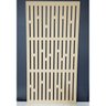 Painel Vazado Divisória Mdf London Crú - 1,80x2,40m - 2
