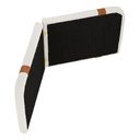 Ver imagem 5 de Cabeceira Painel Orgânico Cama Box Casal Padrão Flay 140cm Dobrável Bouclé Off White - Desk Design