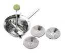 Ver imagem 1 de Passa Verduras com 3 Discos em Aço Inox - 20 cm Vera - 13333147 - Ghidini