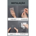 Ver mais imagens de Suporte Para Parede Porta Escova Pasta De Dente Com Copo Enxágue