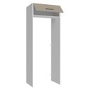 Ver imagem 7 de Porta-geladeira 83 Cm 1 Porta Basculante Branco/crema Agata Madesa