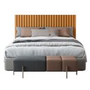 Ver imagem 3 de Cabeceira Ripada Cama Casal Ravena Nature