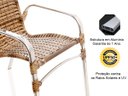 Ver imagem 2 de Kit 4 Cadeiras e Mesa, 2 Espreguiçadeiras, 1 Balanço Ninho e 1 Chaise em Alumínio