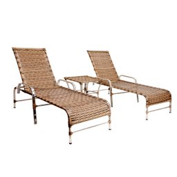 Kit 4 Cadeiras e Mesa, 2 Espreguiçadeiras, 1 Balanço Ninho e 1 Chaise em Alumínio - 6