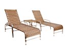 Ver imagem 6 de Kit 4 Cadeiras e Mesa, 2 Espreguiçadeiras, 1 Balanço Ninho e 1 Chaise em Alumínio