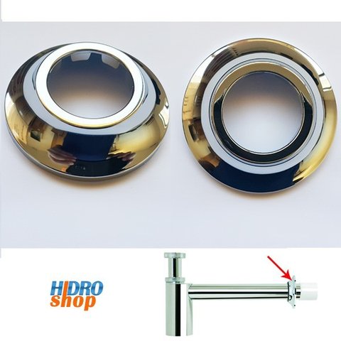 Canopla Para Tubo Saída Sifão 1.1/2" Deca - 4124274